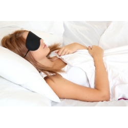 3D Maska na spaní - černá VERK