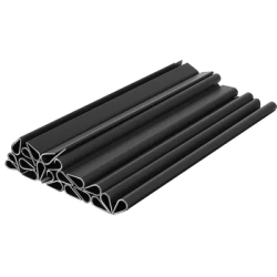 Montážní klipy na plot antracitové - 19 x 1,25 cm (20 ks)
