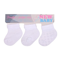 Kojenecké pruhované ponožky New Baby - 3ks