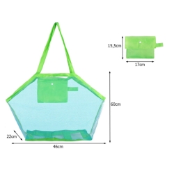 Velká skládací síťovaná taška nejen na pláž - XXL (Iso)