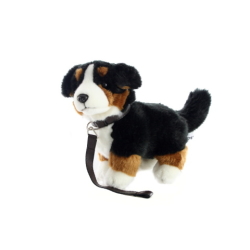 Plyš Bernský salašnický pes s vodítkem 26 cm