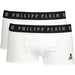 Pánské boxerky Philipp Plein Underwear bílé - vel. M