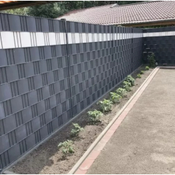 Pevná páska na plot - 19 cm x 260 cm (černá)