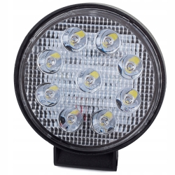 Pracovní halogenová lampa 9 LED 27W přídavná na auto