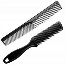Kadeřnická sada Barber - Černá - 11 ks v sadě