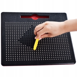 Magnetický kreslící tablet pro děti - 714 kuliček se stylusem