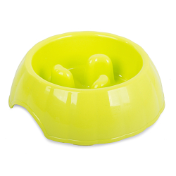 Zpomalovací miska na krmivo zelená - 400 ml