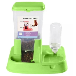 Automatický dávkovač krmiva a vody pro domácí mazlíčky - zelený (APT)