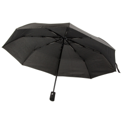 Automatický skládací deštník 95 cm - černý
