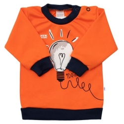 Kojenecké bavlněné tričko New Baby Happy Bulbs