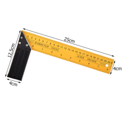 Tesársky oceľový uholník do 25 cm - žltý (Verk)