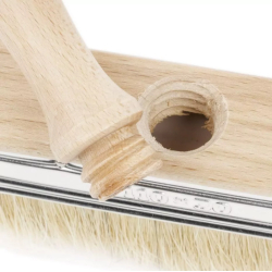Pędzel do tapet z naturalnego włosia - 150 x 50 mm drewniany