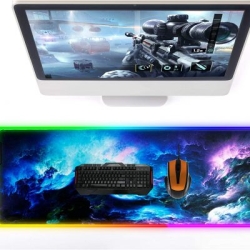 Podświetlana gumowa podkładka pod klawiaturę i mysz - USB